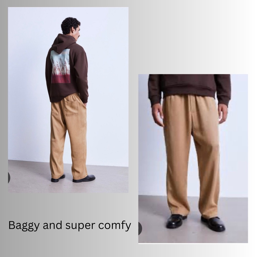 Hm Loose Fit Lyocell Joggers Large